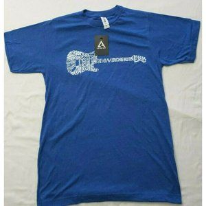 Los Angeles Pop Art Mens Famous Guitarists T-Shirt